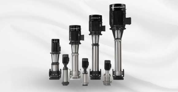 Pompa sentrifugal Grundfos CR untuk aplikasi industri
