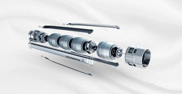 Pompa submersible Grundfos SP untuk sumur dan pertanian